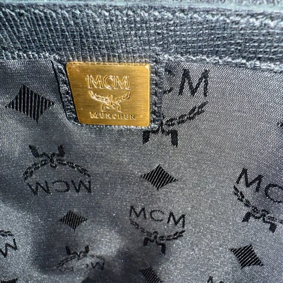 MCM Leather Bucket Tote - EUC - Picture 10 of 11